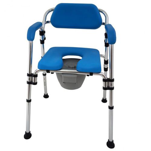 Sedia da doccia con braccioli - HT2093Y-BL - Forever Young Enterprise - con schienale / ad altezza regolabile / comoda