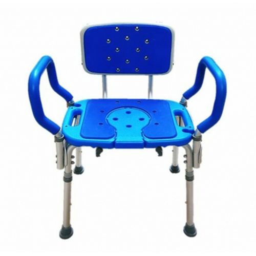 Sedia da doccia con braccioli - HS4343A-BL - Forever Young Enterprise - con apertura igienica / con schienale / comoda
