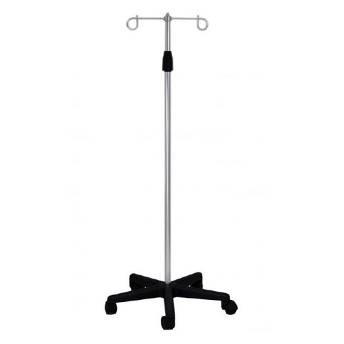 Asta portaflebo con rotelle - HP2090 - Forever Young Enterprise - 2 ganci / in alluminio