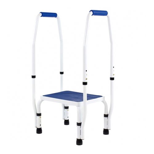 Predellino 1 gradino - HP4007H-BL - Forever Young Enterprise - antiscivolo / con corrimano