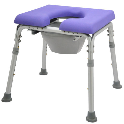 Sedia da toilette con secchio - HT4068-PL - Forever Young Enterprise - senza schienale / ad altezza regolabile