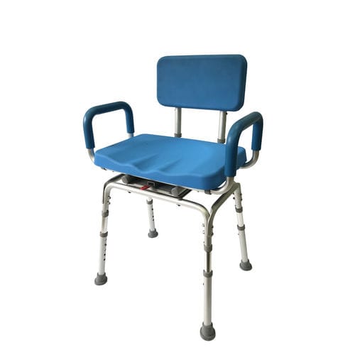 Sedia da doccia con braccioli - HS4386AXL-BL - Forever Young Enterprise - con schienale / girevole