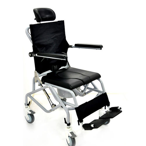 Sedia da toilette con braccioli - HS5997 - Forever Young Enterprise - con rotelle / con poggiapiedi / reclinabile