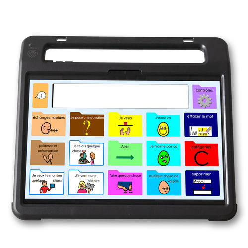 Sistema di comunicazione alternativa digitale - Vibe 12⁺ - JABBLA BV - tablet / portatile / con touch screen