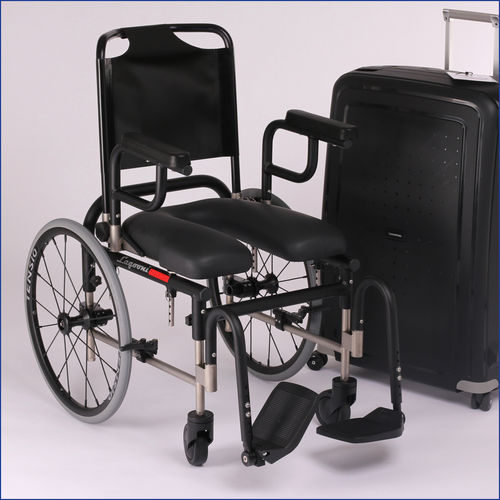 Sedia a rotelle manuale - Traveller - Lagooni - da doccia / pieghevole / comoda