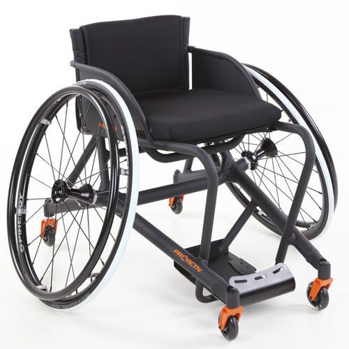 Sedia a rotelle attiva - SPEEDY F1 - PRO ACTIV Reha-Technik - per tennis / con poggiagambe / nera