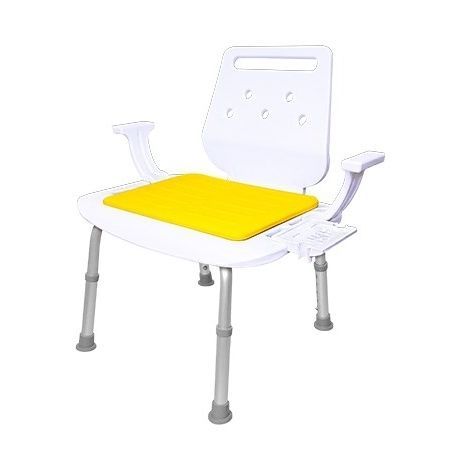 Sedia da doccia con braccioli - BA-10 series - Sunjoy Enterprises - con schienale / ad altezza regolabile