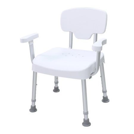 Sedia da doccia con braccioli - BA-12 - Sunjoy Enterprises - con schienale / ad altezza regolabile