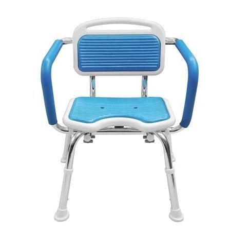 Sedia da doccia con braccioli - BA-18 - Sunjoy Enterprises - con schienale / ad altezza regolabile