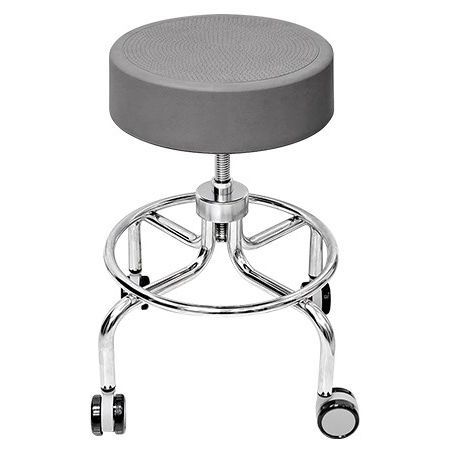 Sgabello per ambulatorio - S1135G - Sunjoy Enterprises - ad altezza regolabile / con rotelle / grigio