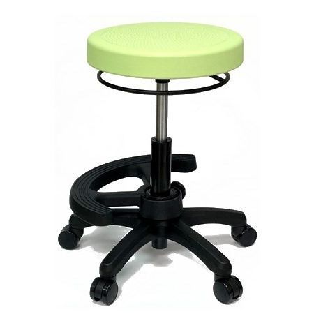 Sgabello da laboratorio - STL2-P - Sunjoy Enterprises - ad altezza regolabile / con rotelle / nero