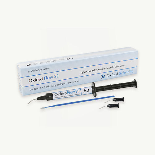 Materiale odontoiatrico in composito - FLOW SE - First Scientific Dental Materials GmbH - per ricostruzione dentale / autoadesivo