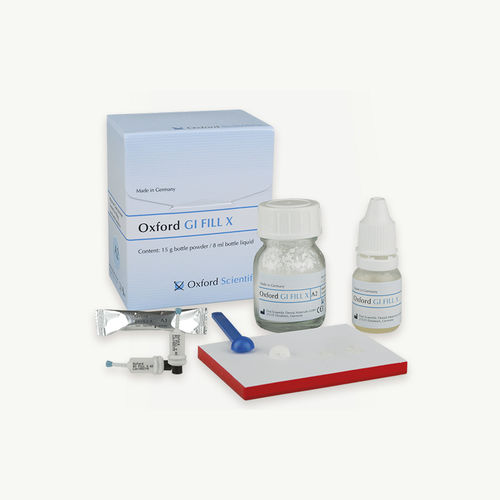 Adesivo dentale per ricostruzione dentale - GI FILL X - First Scientific Dental Materials GmbH - vetroionomero / liquido