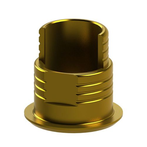 Pilastro dentale per impianto in titanio - IND3UCS41/TiA - Dynamic Abutment Solutions - ad esagono esterno / dritto / Ti-base