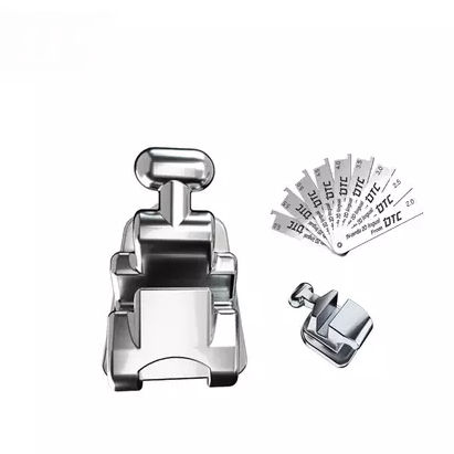 Bracket ortodontici in metallo - L73-17 - Hangzhou DTC Medical Apparatus - linguale / mini / rettangolare