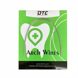 Filo ortodontico arrotondato - Cuniti - Hangzhou DTC Medical Apparatus - rettangolare / in nichel-titanio / in rame