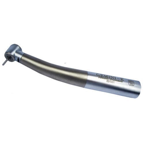 Turbina odontoiatrica - Gemini  Kavo Type - Johnson-Promident - pneumatica / con illuminazione LED / con triplo spray esterno