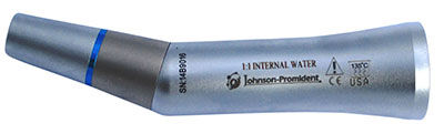 Contrangolo odontoiatrico - KSH20 - Johnson-Promident - pneumatico / con getto d'acqua interno