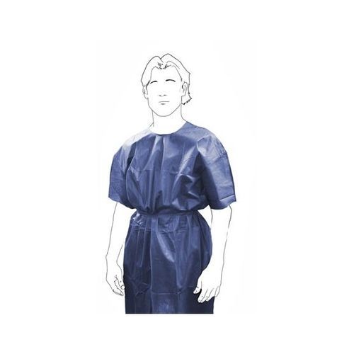 Camice per paziente unisex - J40459 - Kolmi - in polipropilene / monouso / blu