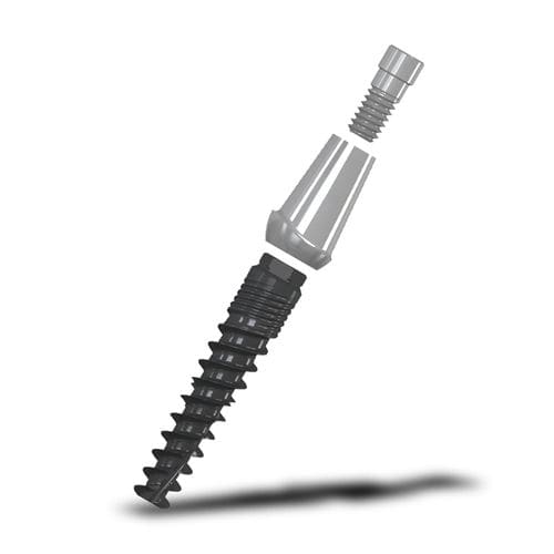 Impianto dentale conico - Small series - NIKO DENTAL GmbH - in titanio / ad esagono esterno / stretto