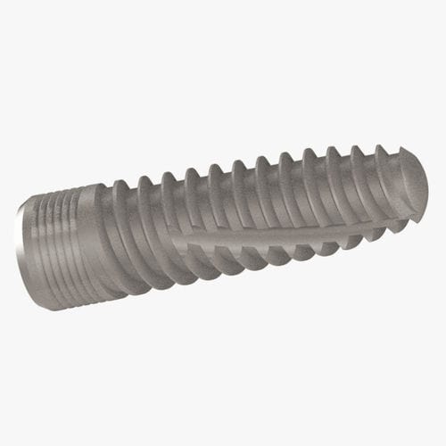Impianto dentale cilindrico - Vulkan Implants - in titanio / ad esagono interno / corticale