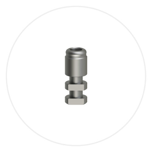 Analogo di impianto dentale in acciaio inossidabile - L03 - Vulkan Implants - dritto