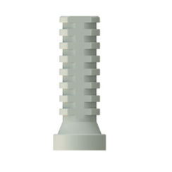 Pilastro dentale per impianto in PEEK - MU0602P - Vulkan Implants - esterno / dritto / provvisorio
