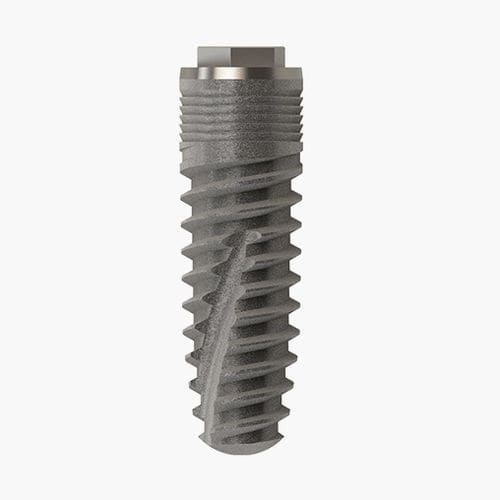 Impianto dentale conico - Vulkan Implants - in titanio / ad esagono esterno / autofilettante
