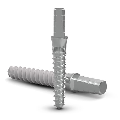 Impianto dentale in titanio - ZMR®/ZMR®S - Ziacom Medical - dritto / monoblocco / in una fase