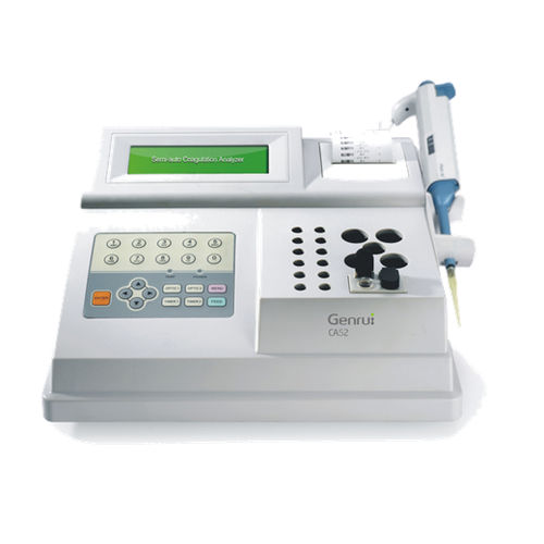 Analizzatore di coagulazione semiautomatico - CA52 - Genrui Biotech Inc. - 2 canali / PT / TCA