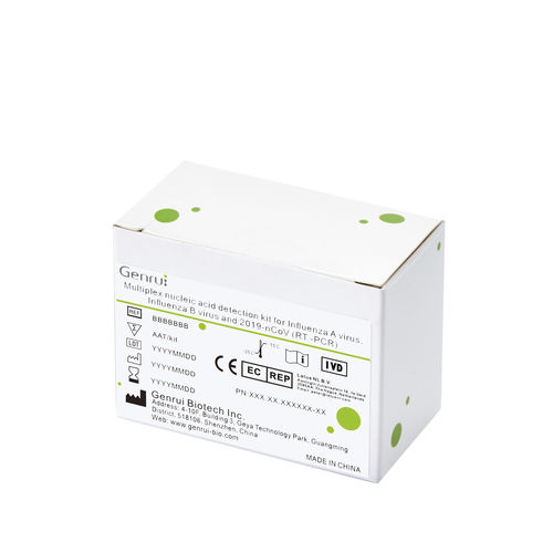 Test rapido per diagnosi COVID-19 - Genrui Biotech Inc. - dell'influenza / per DNA / SARS-COV-2