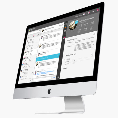Software di gestione dati - One Drop | Professional  - Informed Data Systems - didattico / di telemonitoraggio del diabete / basato sul web