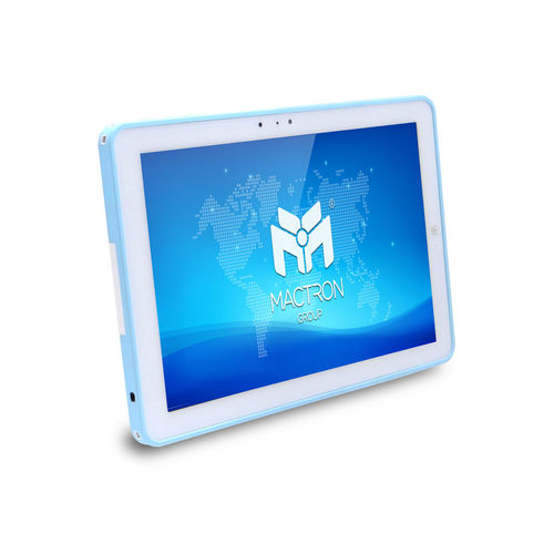 Tablet PC medicale Intel® Atom™ - MMS1200 - MACTRON GROUP - per struttura sanitaria / con lettori di codice a barre / antibatterico