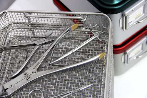 Cestello di sterilizzazione per strumenti - 13-1041P - Thempson - perforato / con griglia