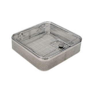 Cestello di sterilizzazione per strumenti - 13-1042 P - Thempson - perforato / in acciaio inossidabile / con griglia