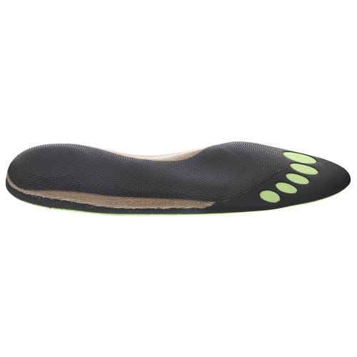 Soletta ortopedica con cuscinetti per tallone - HIKING GREEN - Capron Podologie - con supporto per arco longitudinale