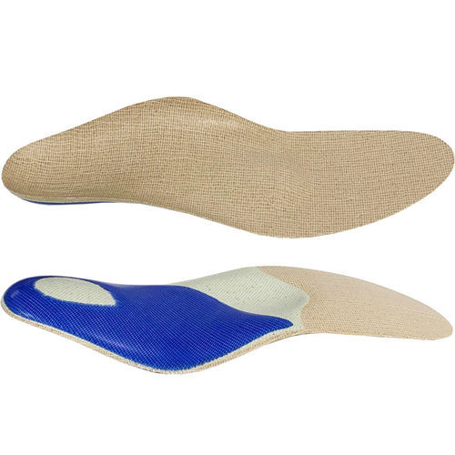 Soletta ortopedica con cuscinetti per tallone - BLUE - Capron Podologie - con supporto per arco longitudinale