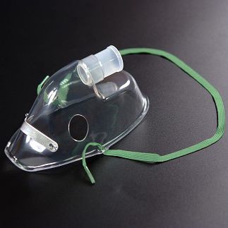 Maschera di nebulizzazione in PVC - 120 series - D.C. Medical - senza lattice / trasparente