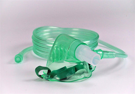Maschera per ossigenoterapia per endoscopia - 110 series - D.C. Medical - nasale / senza lattice