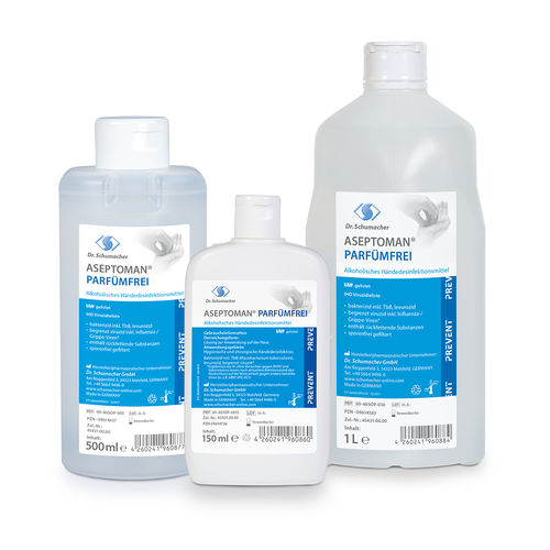 Soluzione idroalcolica 500 mL - ASEPTOMAN® - Dr. Schumacher GmbH - 1000 mL / 150 mL