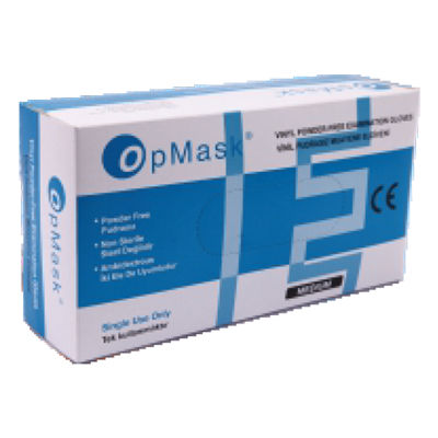 Guanto in vinile - OpMask - ERENLER MEDIKAL - in PVC / da esame / senza polvere