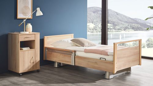 Letto per cure domiciliari - Eco - FMB Care - elettrico / ad altezza regolabile / con rotelle