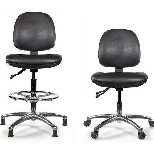 Sedia da ufficio per camera bianca - TECHSIT C-TECH ESD - Hospital Aids - per adulti / con rotelle / elevabile