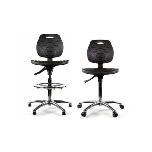 Sedia da laboratorio - TECHSIT L-TECH PU - Hospital Aids - per adulti / con rotelle / ergonomica
