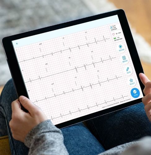 Applicazione mobile per cardiologia - QT Medical - di gestione dati dei pazienti / per reportistica / di condivisione