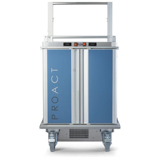 Carrello di servizio - PROACT - Rational Production Srl - per pasti / per movimentazione / in acciaio inossidabile