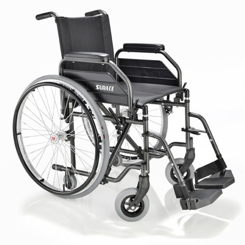 Sedia a rotelle manuale - SUPERITALA - Surace - da esterno / da interno / ad altezza regolabile