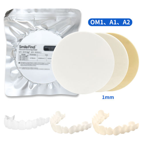 Materiale odontoiatrico in termoplastica - Zhengzhou Olive Electronic Technology - in composito / per faccette dentali / bianco