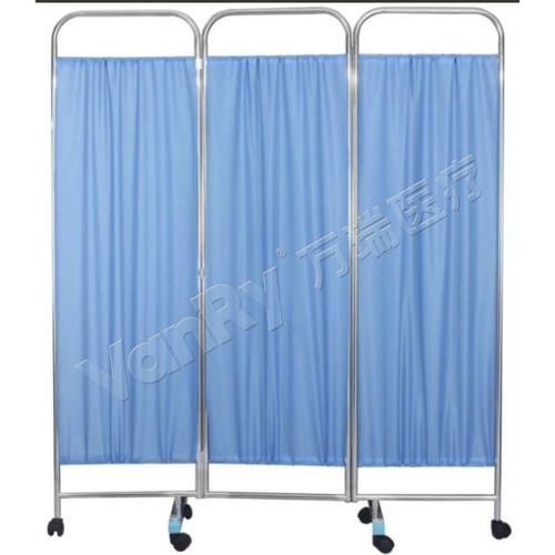 Paravento medicale con rotelle - K-5-1 - Hebei Vanry Medical Devices Co., Ltd. - mobile / 3 pannelli / di camera d'ospedale