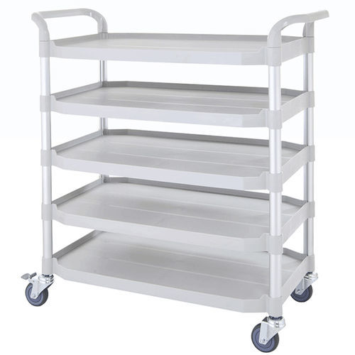 Carrello ospedaliero - DTLG-500 - Dony Trolley - per uso generale / di servizio / 5 ripiani